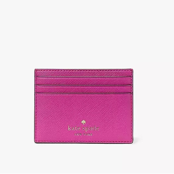 Kate Spade Schuyler Small Slim Card Holder
Baja Rose 
NWT - Picture 1 of 16